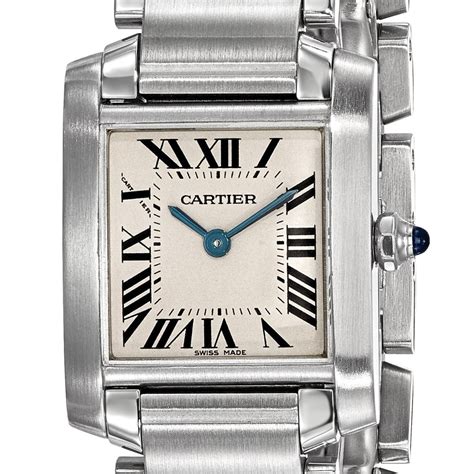 used cartier tank watch ladies.